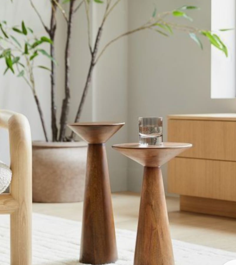 Twin Elegance Pedestal Tables